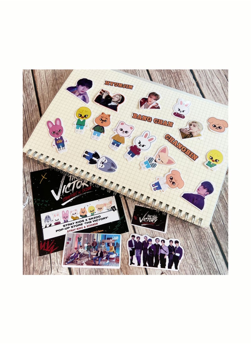 EHOME - 91-Pcs KPOP StrayKids MANIAC New Album Waterproof Sticker Pack - Image 1