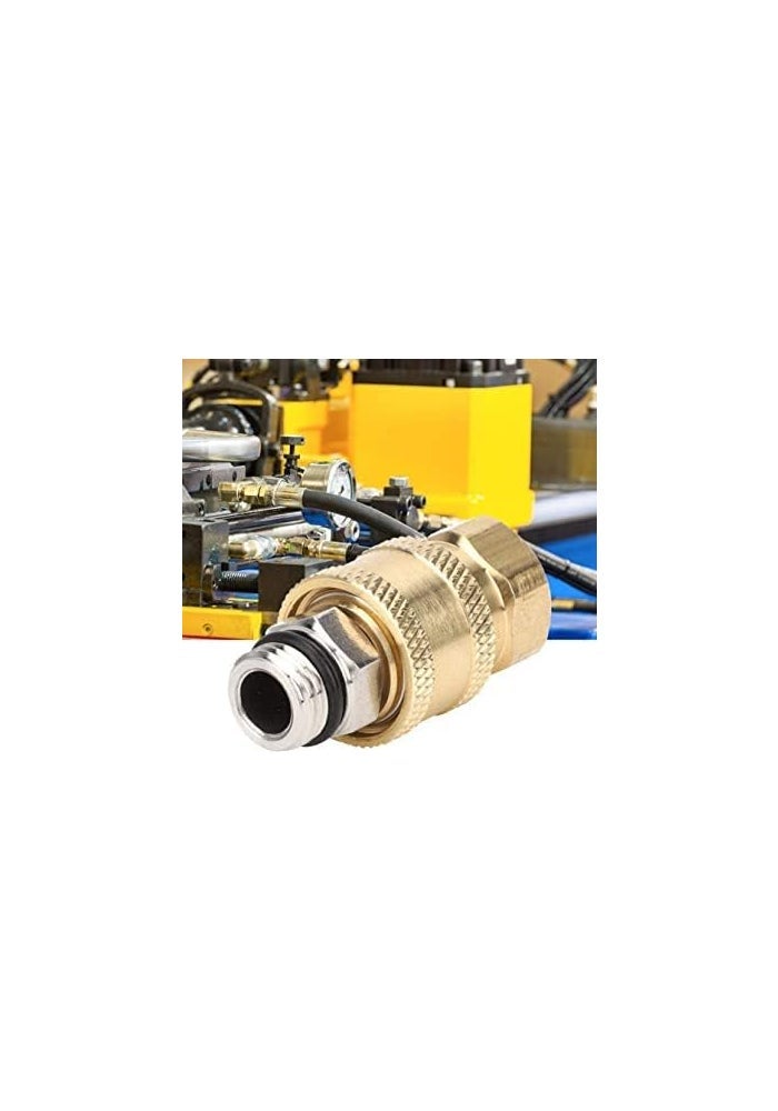 AQ AQSON طقم محول غسالة الضغط العالي AQSON - M14x1.5mm 1/4in 3600Psi ذكر وأنثى موصل سريع - Image 3