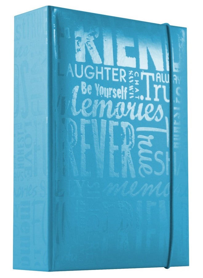 MCS Embossed Friends 100Pocket 4X6 Photo Album Teal  - Image 2