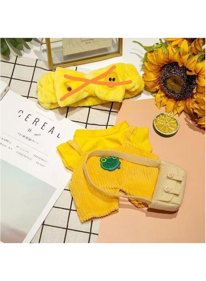 Cyber Celebrant Hyaluronic Acid Duck Clothes Accessories Plush Toy Lamb Bear Suit Doll Sweater Skirt Bag-Color:Red Love White Sweater-Height:Suitable For 30cm - Image 3