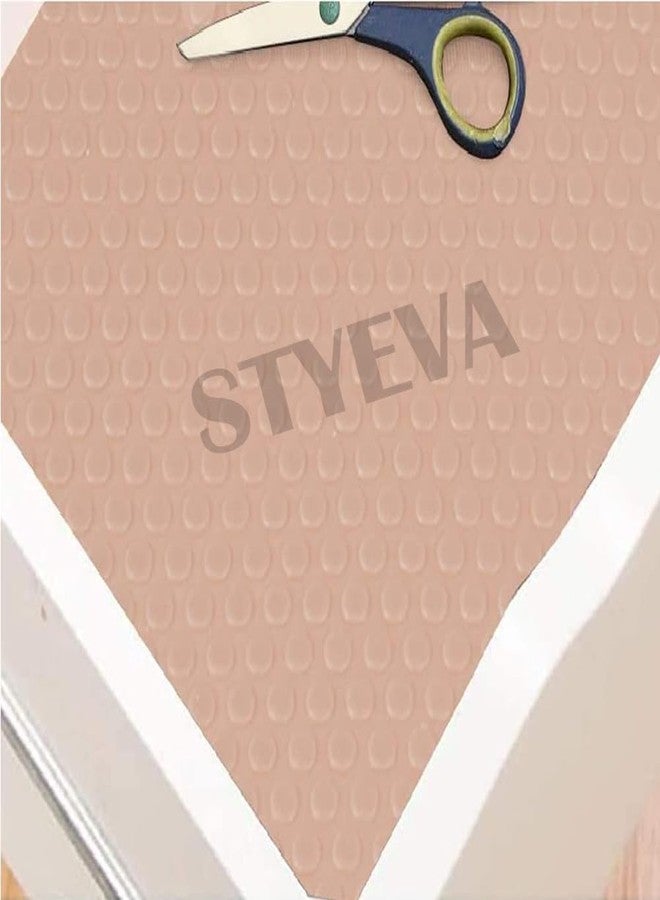 STYEVA Non-Slip Solid Color Shelf Liner, (Round Dot) 1 mm Thickness Washable Waterproof Liner for Cabinets, Drawers, Kitchen Shelves, Fridge, Dining Table & Office Table -60cmx1.5m - Image 4