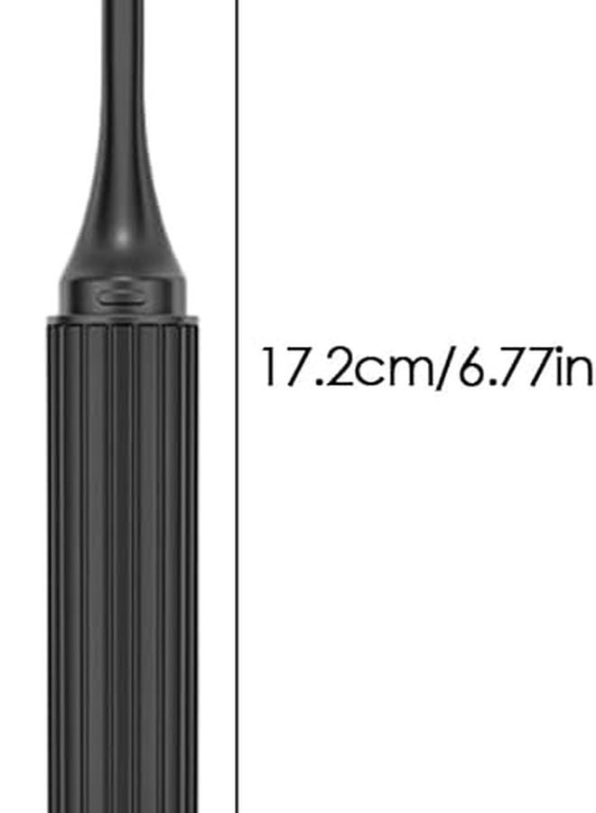 Black Portable Foldable Travel Toothbrush Hygienic Soft Bristles Gentle For Sensitive Gums Kids Hotel - Image 3