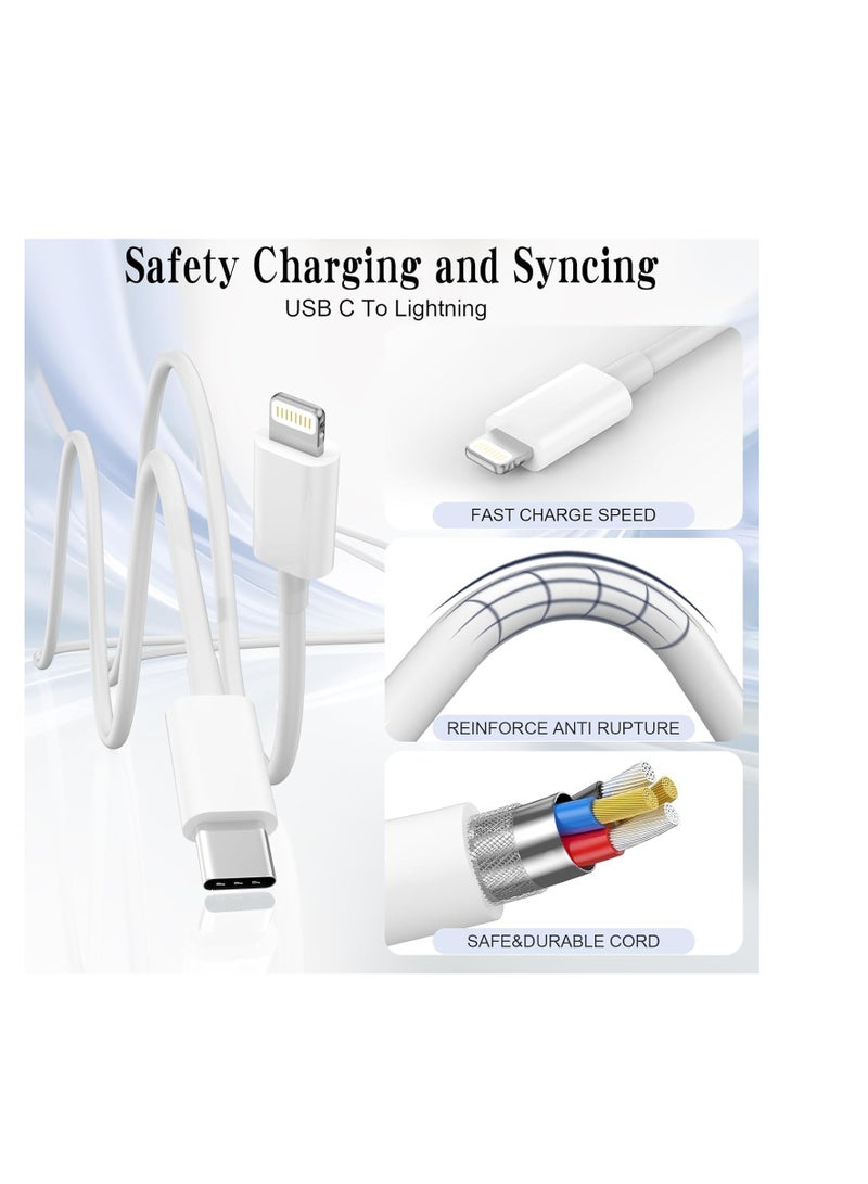 Terabyte Usb-C To Lightning Cable (Iphone Fast Charging Cable For Iphone 13, 13 Pro, 13 Pro Max, - Image 4