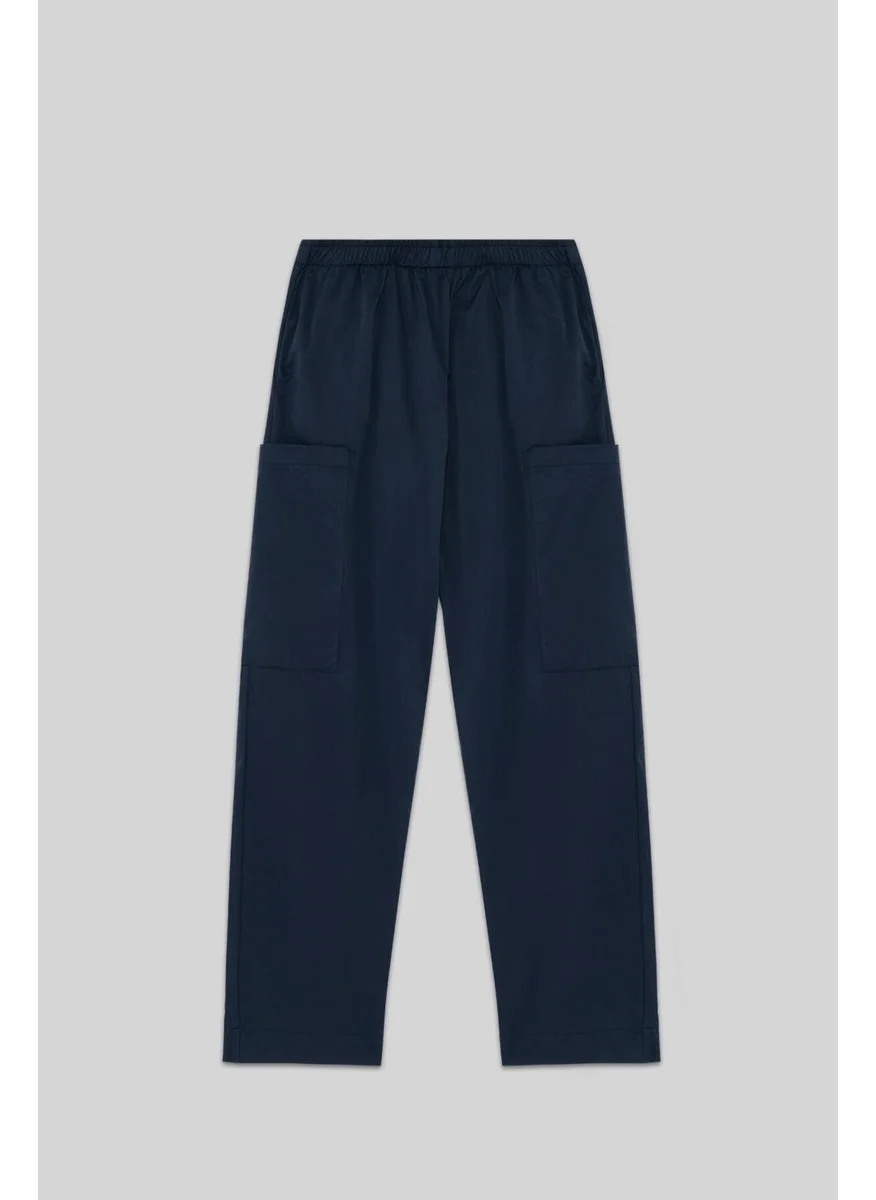 Touche Elastic Waist Parachute Trousers