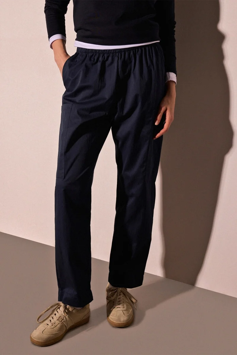 Touche Elastic Waist Parachute Trousers