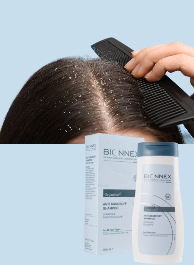 Bionnex Organica Anti Dandruff Shampoo All Hair Types 300ml - Image 2