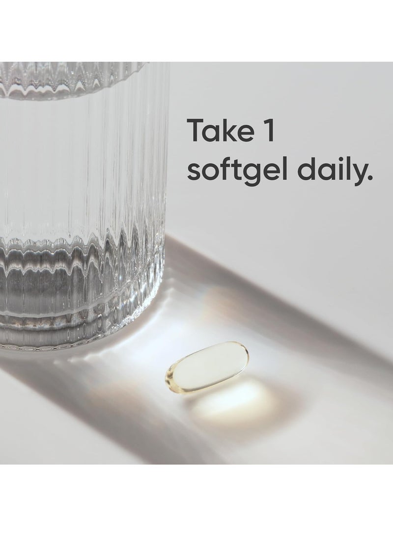 وينز تاون حبوب اوميجا 3 من  بالقوة الثلاثية 1250 ملغ من الاسكا اوميجا ثلاثي الغليسريد اي بي ايه ودي اتش ايه يدعم القلب والدماغ والمفاصل بلا مواد معدلة وراثيًا أو غلوتين تحتوي العبوة على 90 كبسولة - Image 3