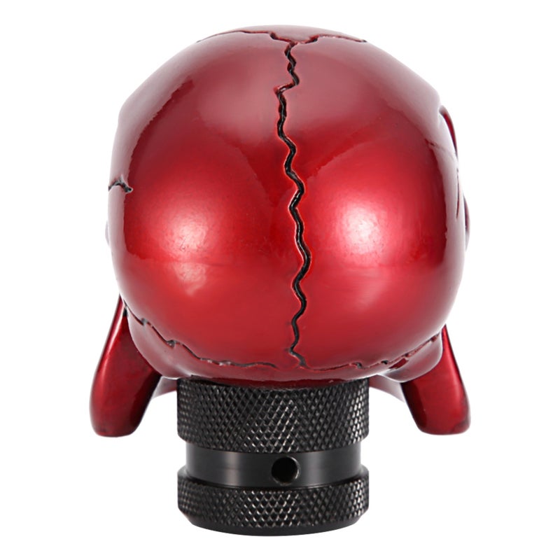 Skull Gear Shift Knob Red 3 Adapters Exquisite Craft - Quality Material Durable Gear Shift Knob Stick Lever for Car Interior - Image 5