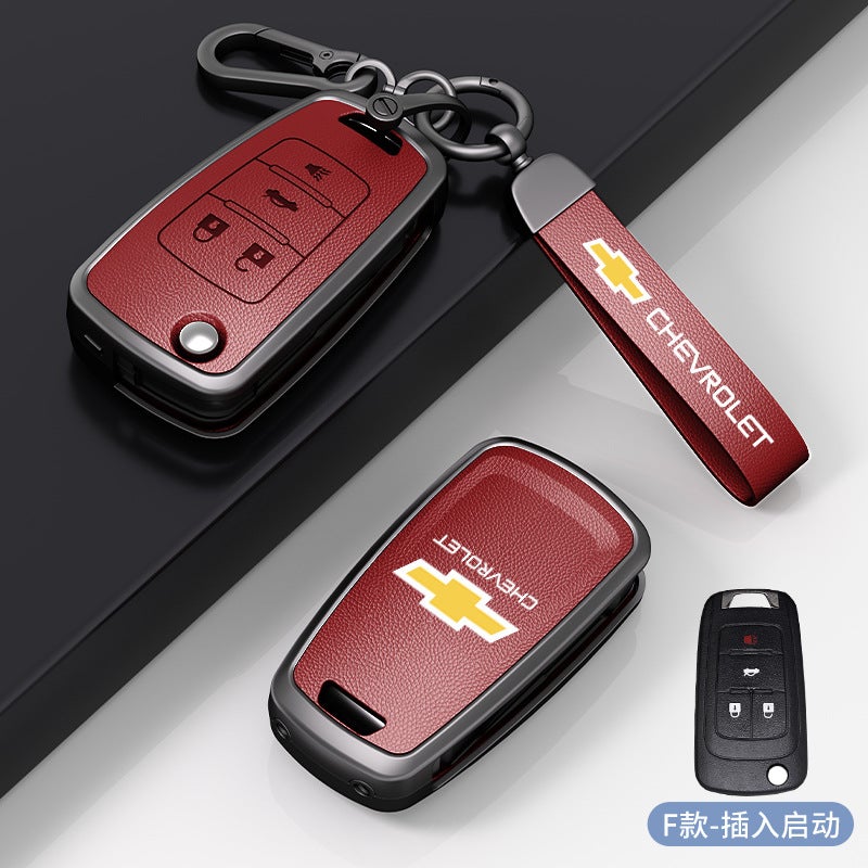 Chevrolet Key Case for Cruze, Malibu, Trax, and More - Premium Zinc Alloy Design - Image 1