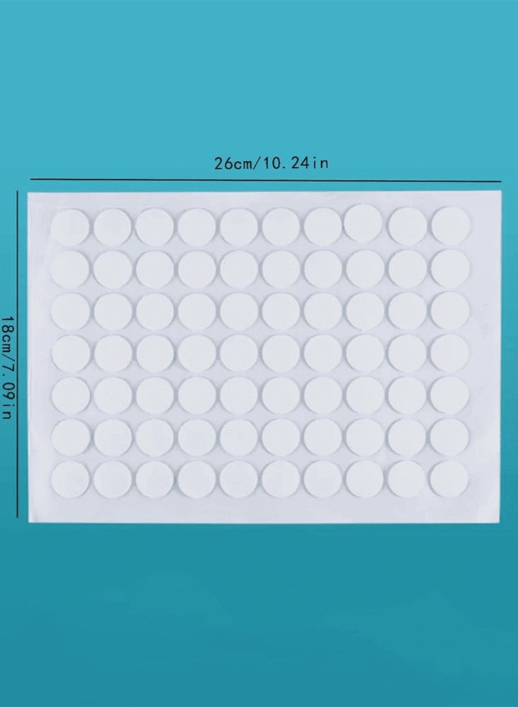 Strong double sided circular adhesive tape stickers suitable for all kinds of adhesive use without affecting the appearance of the item 70 pcs - Image 5