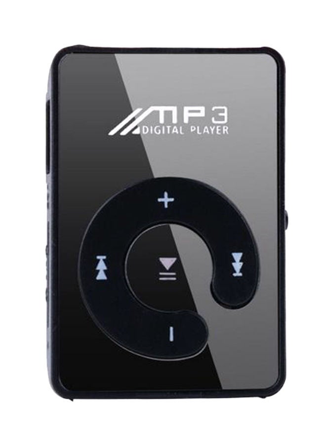 NIBEMINENT Mini Mirror Clip Mp3 Player SV004793 Black  - Image 1