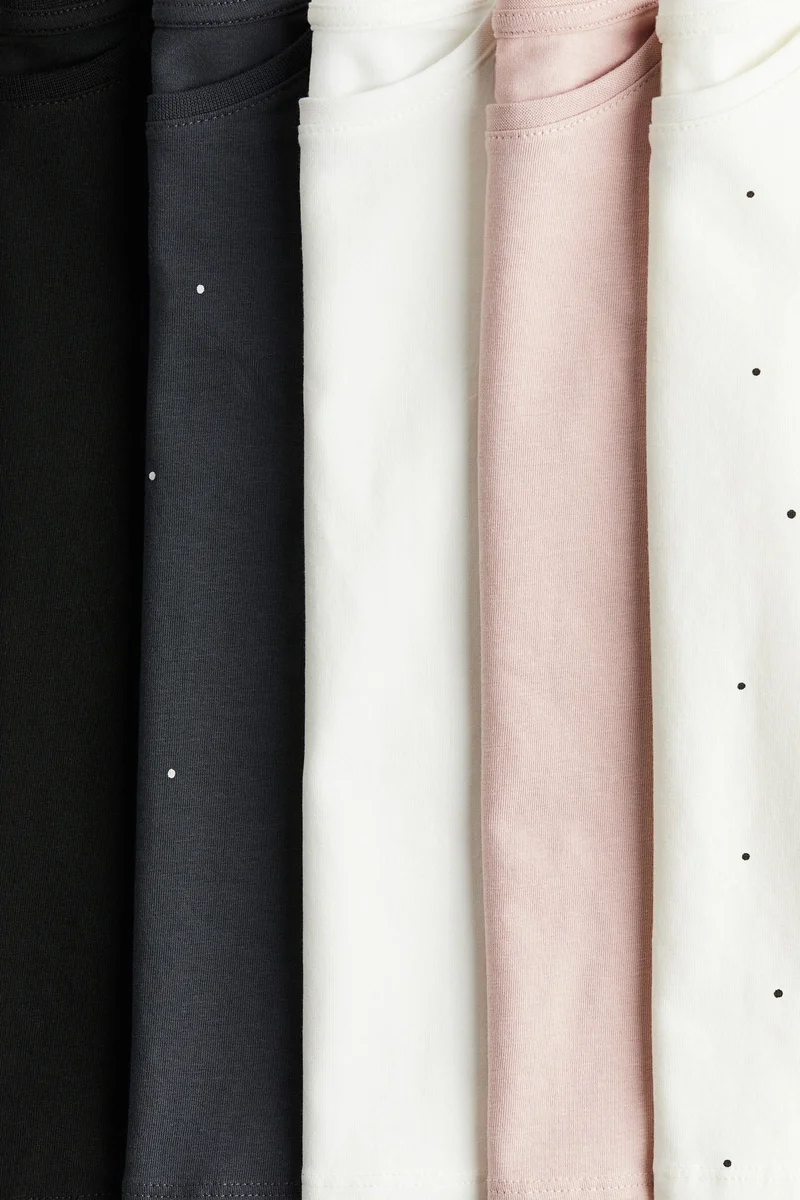 H&M 5-pack jersey tops