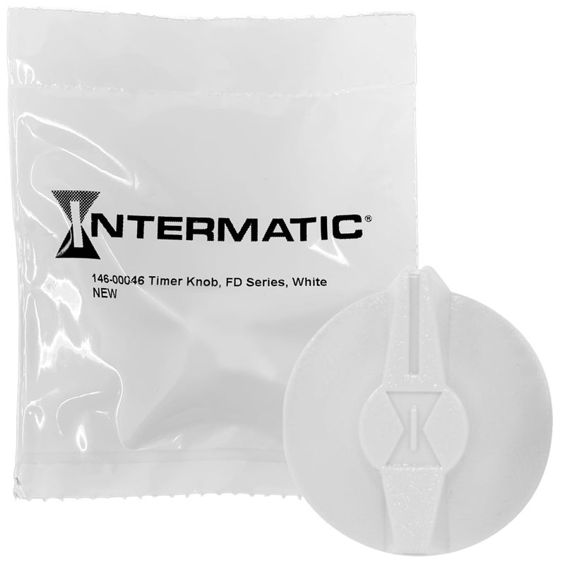 مقبض مؤقت إنترماتيك 146MT574 لسلسلة FD من المؤقتات ذات الربيع الملفوف باللون الأبيض
