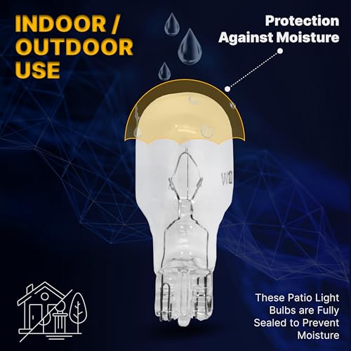 Diximus 12 Volt 7 Watt Low Voltage T5 Landscape Bulb - Pack 10 - Landscape Light Bulbs - Low Voltage Landscape Light Bulbs (Clear, 10) - Image 4