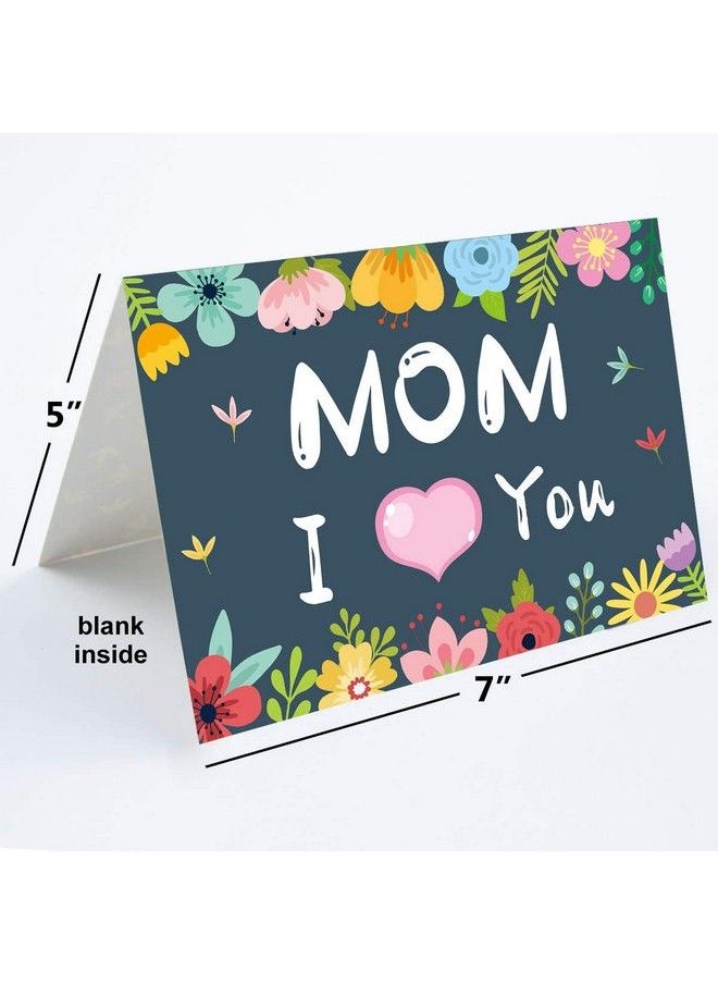 ceiba tree - Mothers Day Cards Floral Happy Mother’S Day Blank Note Card 12 Pcs - Image 1