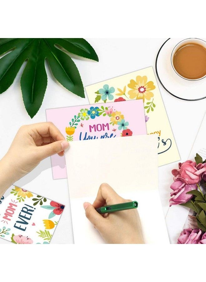 ceiba tree - Mothers Day Cards Floral Happy Mother’S Day Blank Note Card 12 Pcs - Image 1