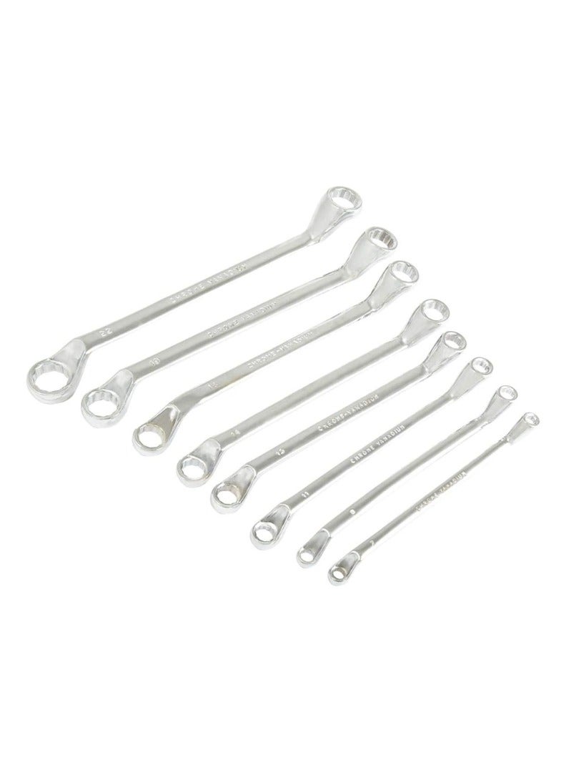 KNP KNP Ring Spanner Set 8 Pieces is a durable and reliable hand tool set designed for professional mechanics, DIY enthusiasts, and home users. 