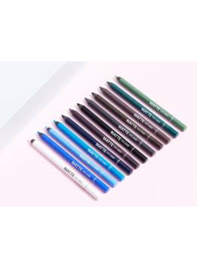 جوش قلم تحديد العيون غير اللامع من جوش 017، رمادي كلاسيكي، 1.2 غرام - Image 3