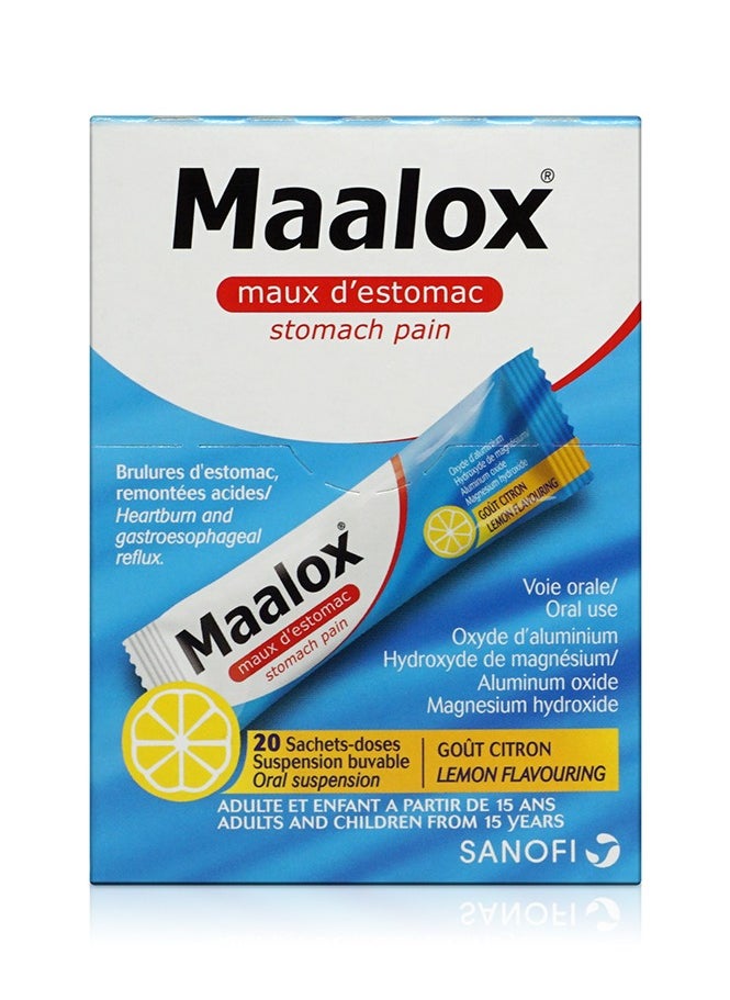 sanofi Maalox Sachets 20'S  - Image 1