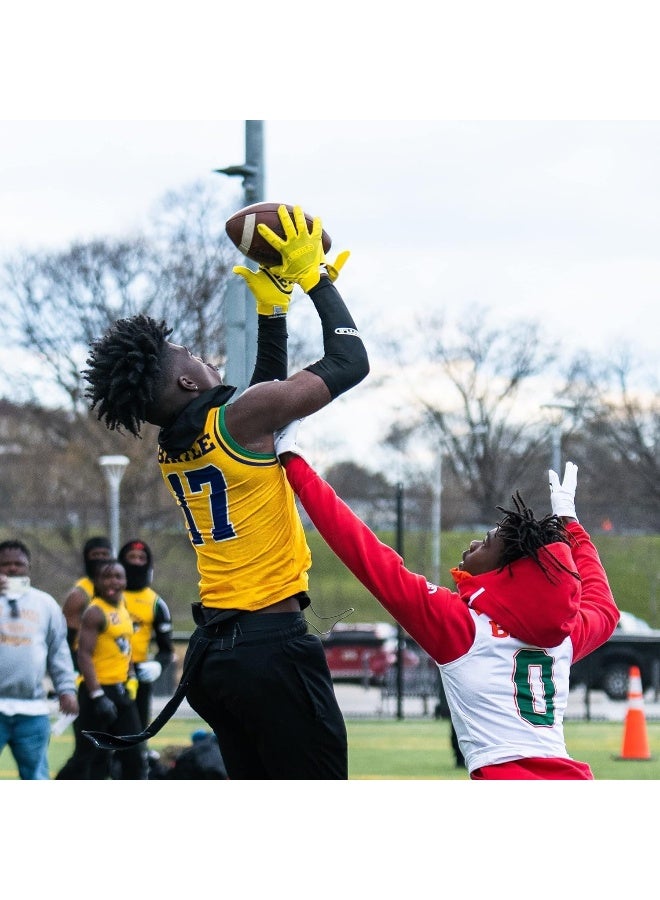 Battle Sports Double Threat Wide Receiver Football Gloves - Adult and Youth Football Gloves - Ultra Stick Gloves - Image 2