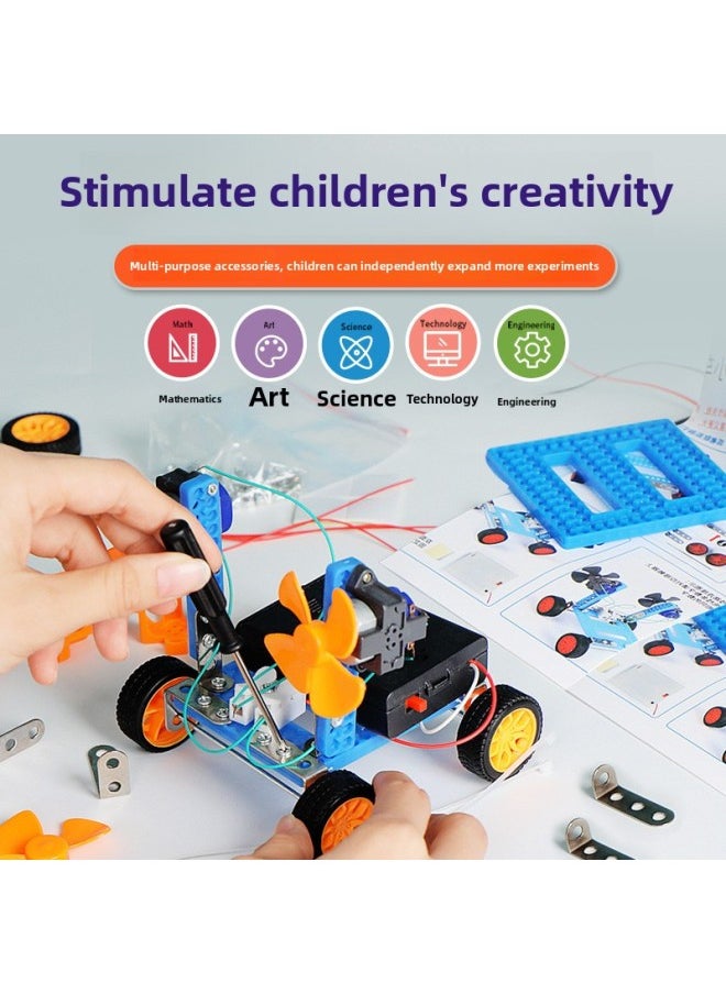 Generic - Children's Science Experiment Suit Students Land, Sea And Air Diy Handmade Science And Technology Small Production School Gift Toys Wholesale-Specification:Engineering Series (8 Standards + 37 Extended Experiments) Color Box Version - Image 1