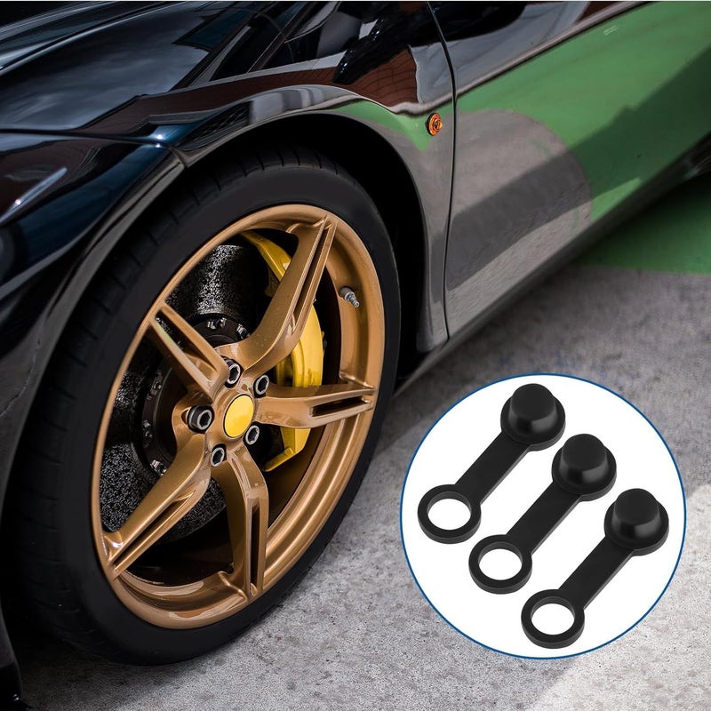 30pcs Rubber Grease Joint Caps Black Brake Exhaust Dust Fuel Filler Screw Caps for Car Bike Motorcycle - Image 5