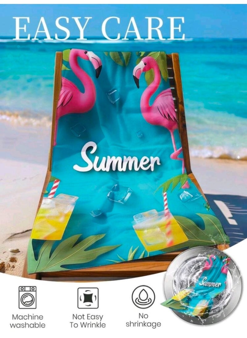 Microfiber Quick Dry Beach Blanket, Towel, Suitable For Swimming,Travel, Camping,Yoga Mat Outings Summer Beach Essentials - Image 2