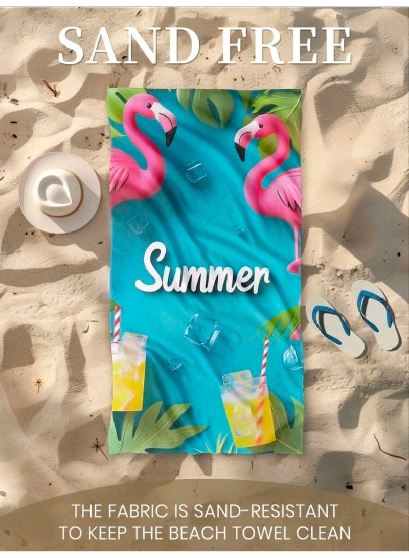 Microfiber Quick Dry Beach Blanket, Towel, Suitable For Swimming,Travel, Camping,Yoga Mat Outings Summer Beach Essentials - Image 4