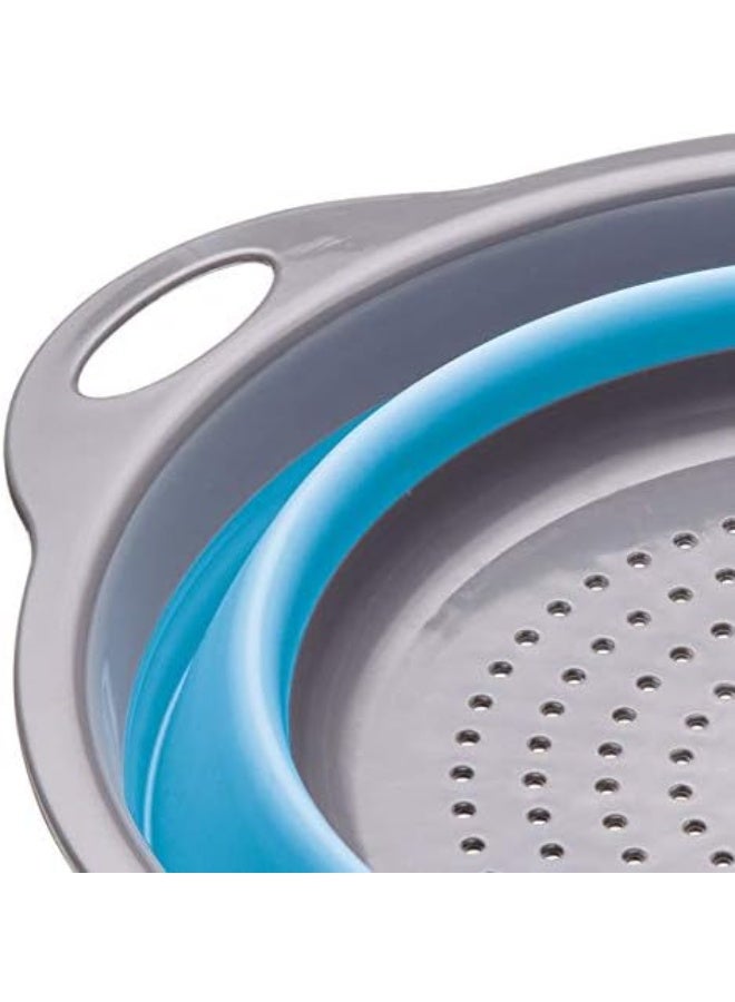 KitchenCraft Colourworks Brights 2.8 Litres 27Cm Colander, Blueberry, Tagged - Image 2