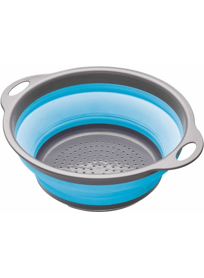 KitchenCraft Colourworks Brights 2.8 Litres 27Cm Colander, Blueberry, Tagged - Image 1