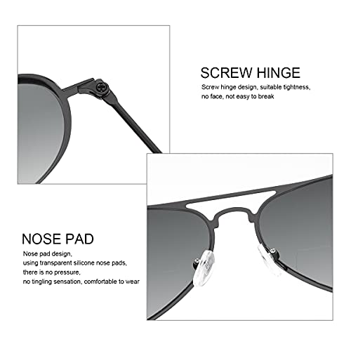 MIRYEA 2 Pairs Bifocal Reading Glasses UV400 Protection Sport Sunglasses Blue Light Blocking Lightweight Sun Readers for Men Women Outdoor Driving Eyeglasses Tinted Shades Anti Glare Eyewear 2.0 - Image 5