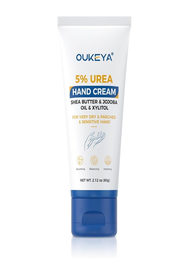 OUKEYA Urea Hand Cream - With 5% Urea Deep Nourishment for Hands, Fast-Absorbing Hydration for Soft Skin with Jojoba Seed Oil & Shea Butter - Perfect Travel Size for On-the-Go Care - Image 1