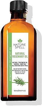 Nature Spell Rosemary Oil for Hair Skin 150 ml Rosemary Oil for Hair Growth Treat Dry Damaged Hair to Target Hair Loss - Image 1