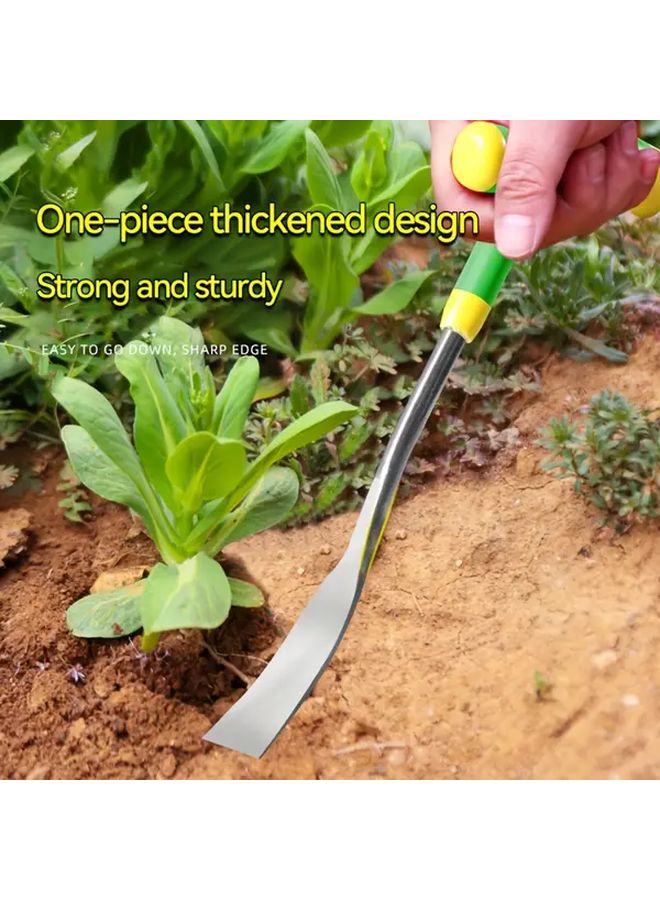 Heavy Duty Stainless Steel Garden Shovel With Upgraded Rubber Handle For Digging Planting - Image 2