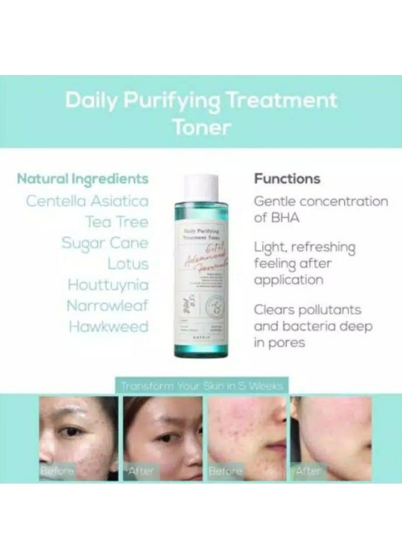 AXIS-Y Daily Purifying Treatment Toner 200ml + Vegan Collagen Eye Serum 10ml - Image 3