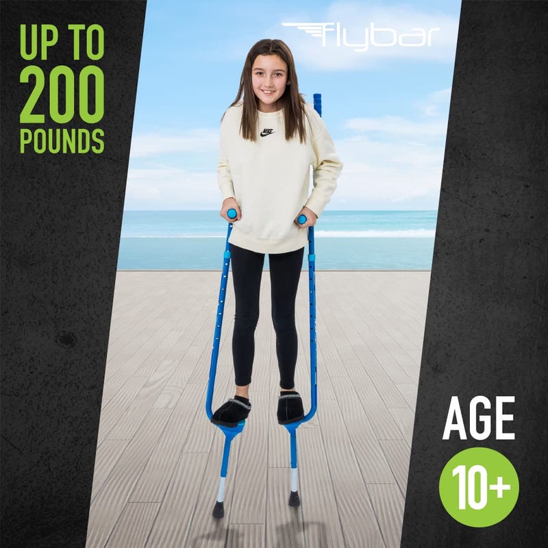 Flybar Master Walking Stilts Large Adjustable Height  for Ages 10  Up Up to 200 Lbs - Image 2