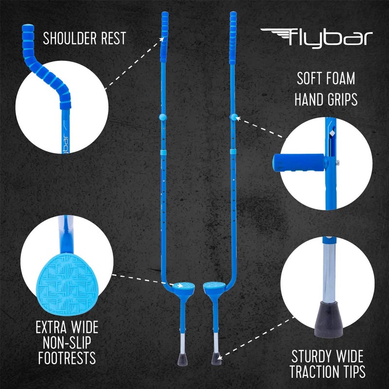 Flybar Master Walking Stilts Large Adjustable Height  for Ages 10  Up Up to 200 Lbs - Image 5