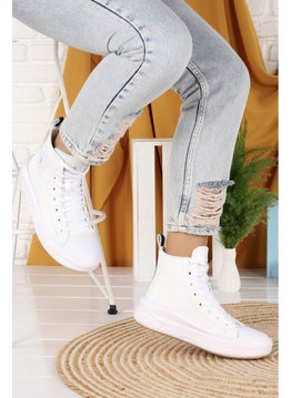 U.S. Polo Assn. Clementine White Women's Chunky Sole Sneakers  - Image 2