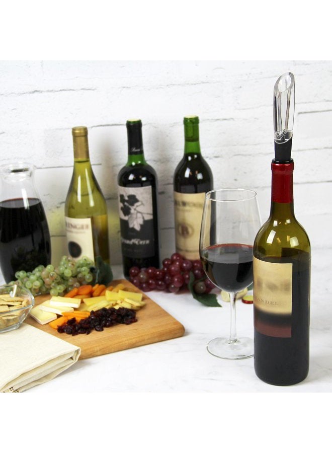 Vinturi On-Bottle Aerator for Red and White Wines, 1, Black - Image 2