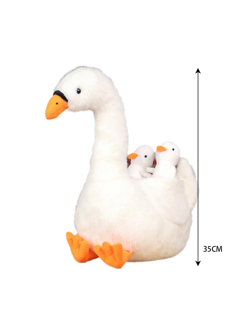 Children's Plush Toy Cartoon Doll Gift (Mother Goose And Baby Goose) - Image 2