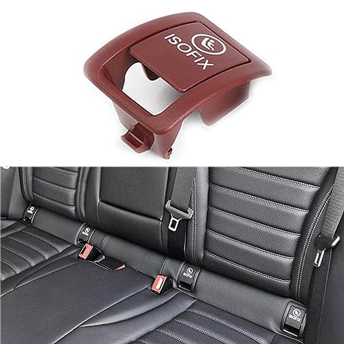Cakievro غطاء أمان مقعد الطفل ISOFIX الخلفي لسيارة مرسيدس W205 لسيارة بنز C Class W205 C300 C350 C200 C180 2015-2021 2059200513 (أحمر) - Image 1