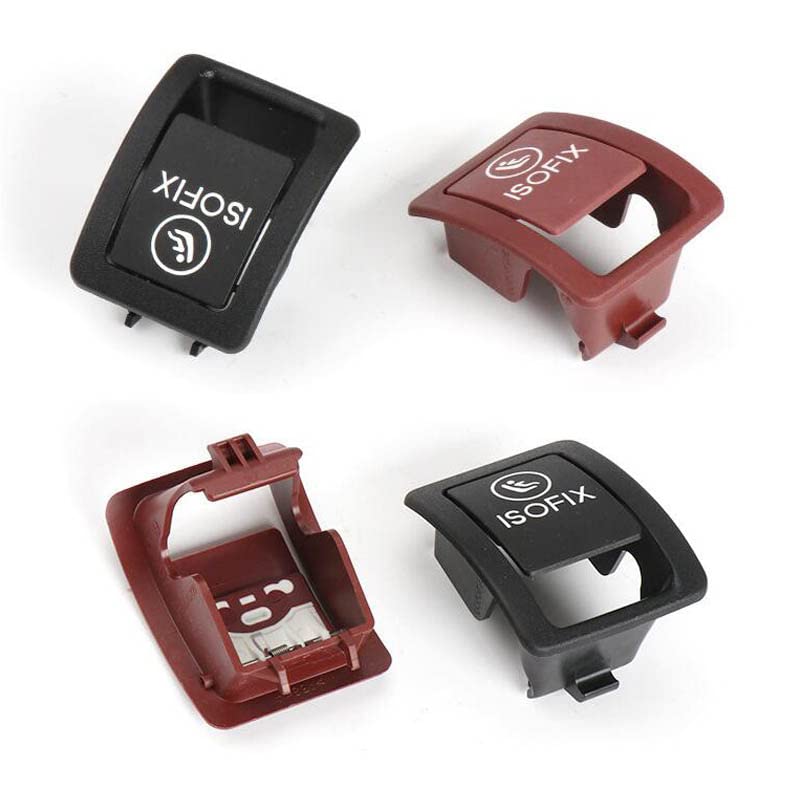 Cakievro غطاء أمان مقعد الطفل ISOFIX الخلفي لسيارة مرسيدس W205 لسيارة بنز C Class W205 C300 C350 C200 C180 2015-2021 2059200513 (أحمر) - Image 5
