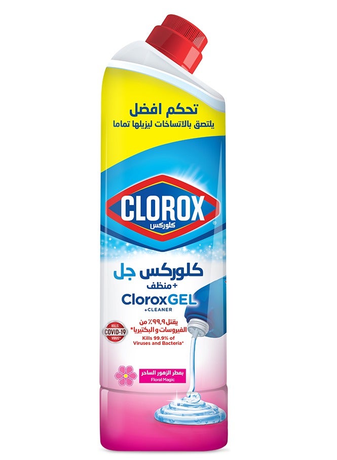 كلوركس جل مبيض ومنظف كثيف بسحر الزهور - 750 مل - Image 1