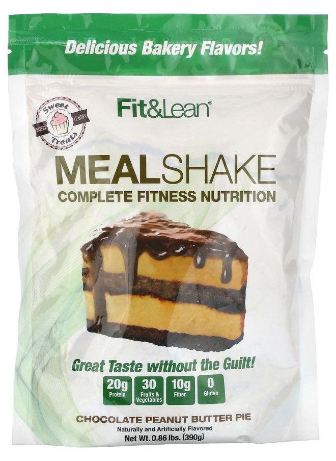 Fit & Lean - Meal Shake Complete Fitness Nutrition Chocolate Peanut Butter Pie 0.86 lb (390 g) - Image 1