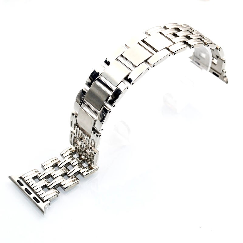 Bluejw Luxury Stainless Steel Replacement Watch Strap for Apple Watch – New Arrival Women's Bracelet Band Compatible with All Apple Smartwatch Models - Image 1
