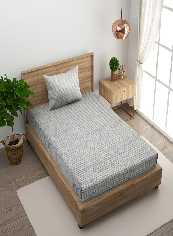 RISHAHOME 2-Piece Single Polyester Bedsheet Set – Soft, Durable with 1 Pillow Case & 1 Bedsheet - Image 1