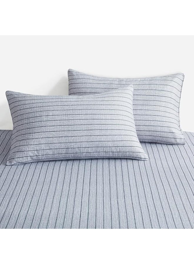 RISHAHOME 2-Piece Single Polyester Bedsheet Set – Soft, Durable with 1 Pillow Case & 1 Bedsheet - Image 3
