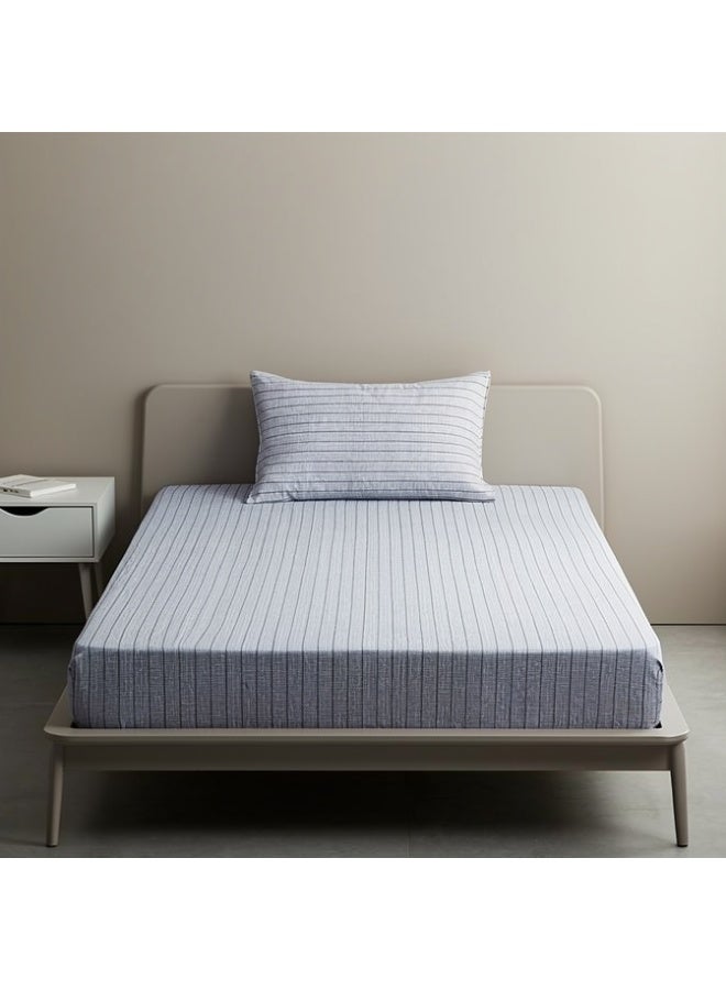 RISHAHOME 2-Piece Single Polyester Bedsheet Set – Soft, Durable with 1 Pillow Case & 1 Bedsheet - Image 2