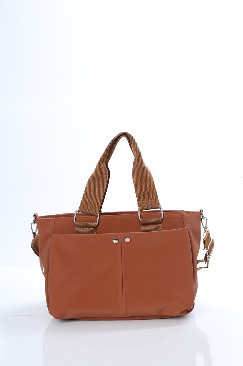 Troc Detailed Pocket Mini Satin Bag