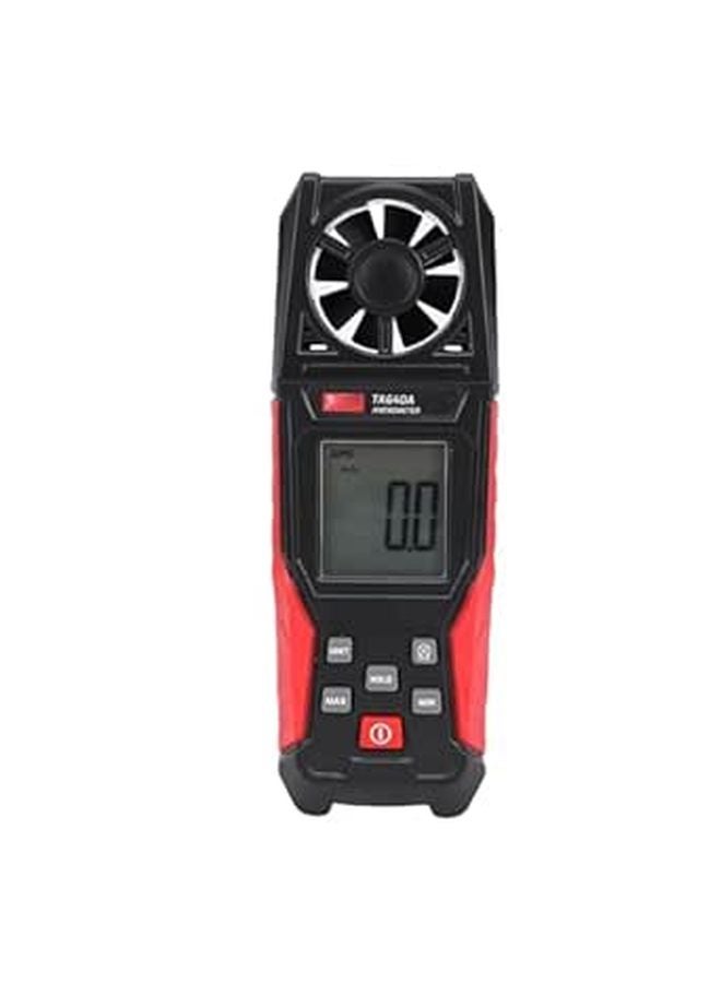 Handheld Digital Anemometer Wind Speed Meter with LCD Backlight for Wind Velocity and Temperature Measurement - Image 1